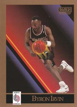 #235 Byron Irvin - Portland Trail Blazers - 1990-91 SkyBox Basketball