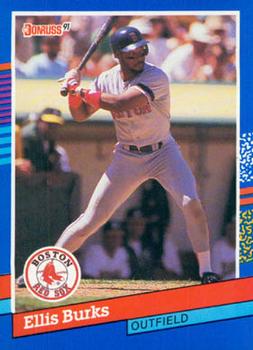 #235 Ellis Burks - Boston Red Sox - 1991 Donruss Baseball
