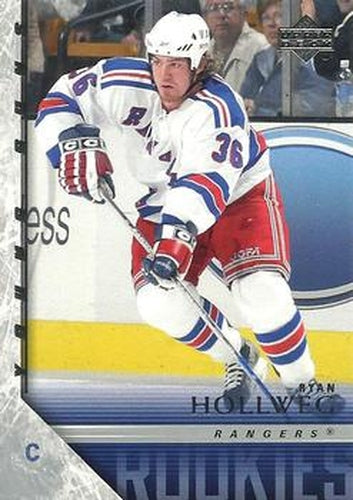 #235 Ryan Hollweg - New York Rangers - 2005-06 Upper Deck Hockey