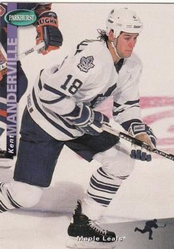 #235 Kent Manderville - Toronto Maple Leafs - 1994-95 Parkhurst Hockey