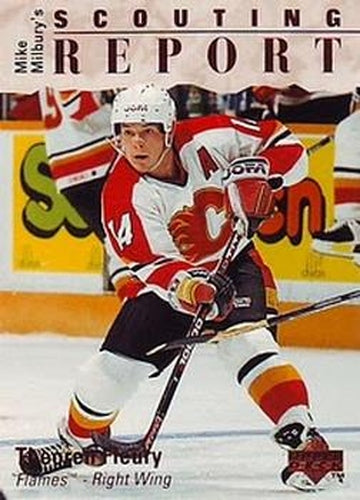 #235 Theoren Fleury - Calgary Flames - 1995-96 Upper Deck Hockey