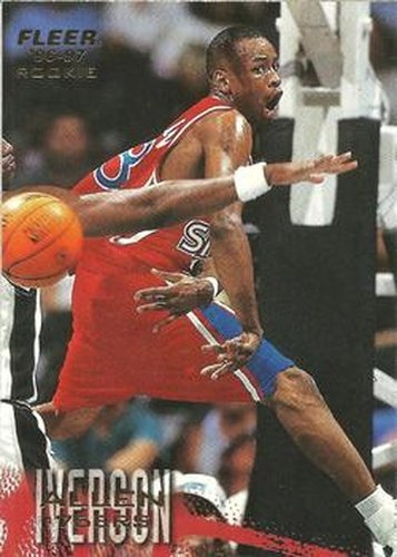 #235 Allen Iverson - Philadelphia 76ers - 1996-97 Fleer Basketball