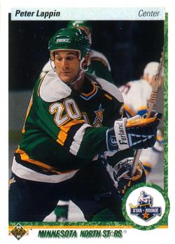 #235 Peter Lappin - Minnesota North Stars - 1990-91 Upper Deck Hockey