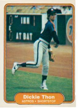 #235 Dickie Thon - Houston Astros - 1982 Fleer Baseball