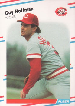 #235 Guy Hoffman - Cincinnati Reds - 1988 Fleer Baseball