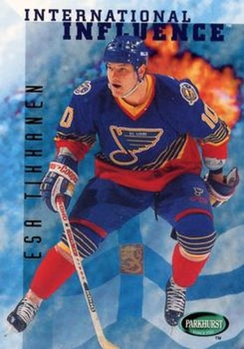 #235 Esa Tikkanen - St. Louis Blues - 1995-96 Parkhurst International Hockey