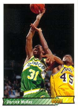 #235 Derrick McKey - Seattle SuperSonics - 1992-93 Upper Deck Basketball