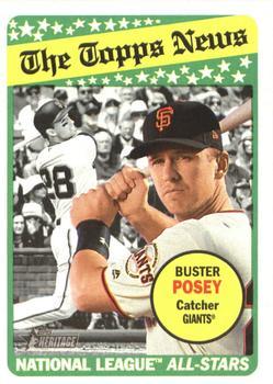 #235 Buster Posey - San Francisco Giants - 2018 Topps Heritage Baseball