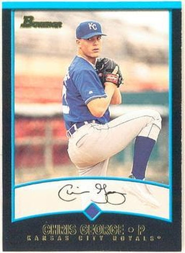 #235 Chris George - Kansas City Royals - 2001 Bowman Baseball