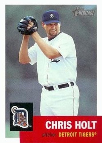 #235 Chris Holt - Detroit Tigers - 2002 Topps Heritage Baseball