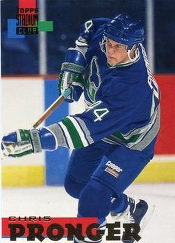 #235 Chris Pronger - Hartford Whalers - 1994-95 Stadium Club Hockey