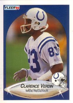 #235 Clarence Verdin - Indianapolis Colts - 1990 Fleer Football