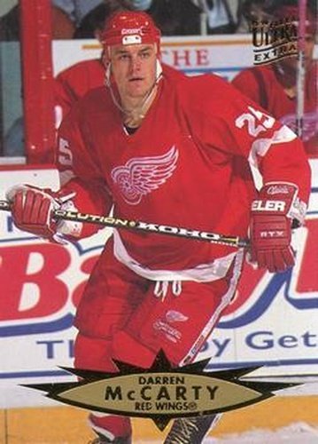 #235 Darren McCarty - Detroit Red Wings - 1995-96 Ultra Hockey