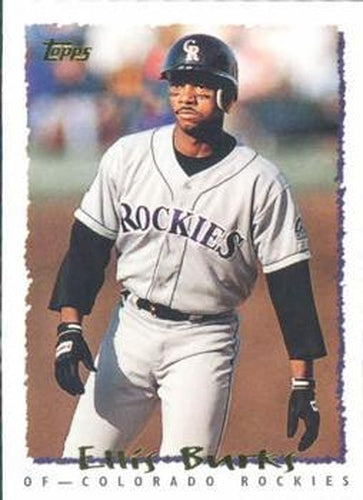 #235 Ellis Burks - Colorado Rockies - 1995 Topps Baseball