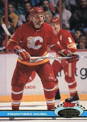 #235 Frank Musil - Calgary Flames - 1991-92 Stadium Club Hockey