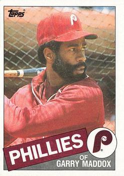 #235 Garry Maddox - Philadelphia Phillies - 1985 Topps Baseball