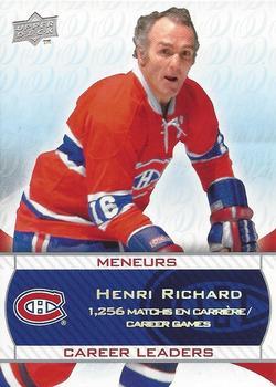 #235 Henri Richard - Montreal Canadiens - 2008-09 Upper Deck Montreal Canadiens Centennial Hockey