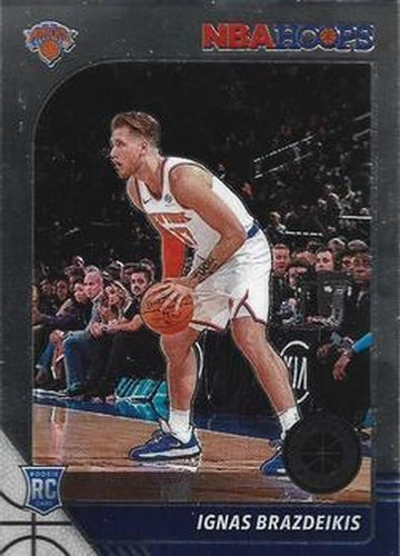 #235 Ignas Brazdeikis - New York Knicks - 2019-20 Hoops Premium Stock Basketball