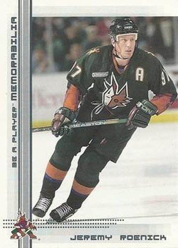 #235 Jeremy Roenick - Phoenix Coyotes - 2000-01 Be a Player Memorabilia Hockey