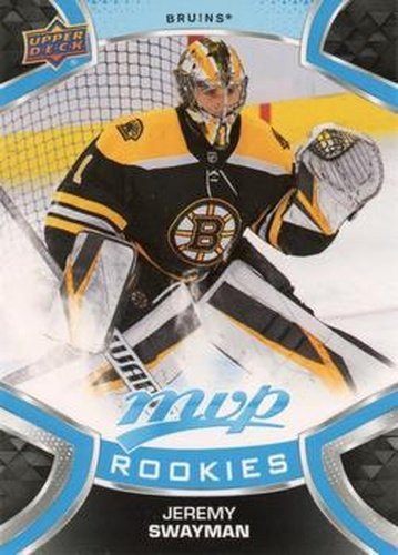 #235 Jeremy Swayman - Boston Bruins - 2021-22 Upper Deck MVP Hockey