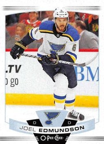 #235 Joel Edmundson - St. Louis Blues - 2019-20 O-Pee-Chee Hockey