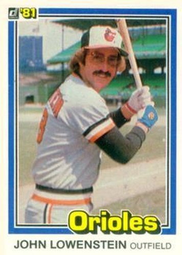 #235 John Lowenstein - Baltimore Orioles - 1981 Donruss Baseball