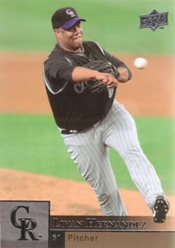 #235 Livan Hernandez - Colorado Rockies - 2009 Upper Deck Baseball