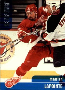 #235 Martin Lapointe - Detroit Red Wings - 1999-00 Be a Player Memorabilia Hockey