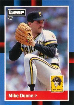 #235 Mike Dunne - Pittsburgh Pirates - 1988 Leaf Baseball