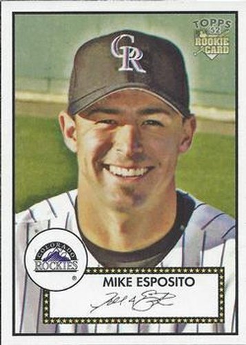 #235 Mike Esposito - Colorado Rockies - 2006 Topps 1952 Edition Baseball