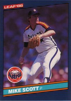 #235 Mike Scott - Houston Astros - 1986 Leaf Baseball
