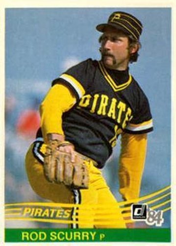 #235 Rod Scurry - Pittsburgh Pirates - 1984 Donruss Baseball