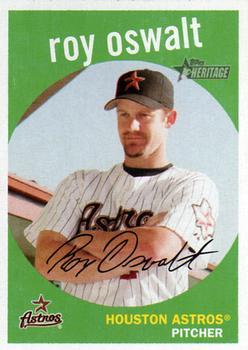 #235 Roy Oswalt - Houston Astros - 2008 Topps Heritage Baseball