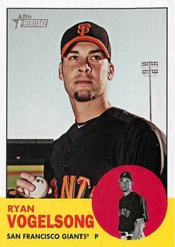 #235 Ryan Vogelsong - San Francisco Giants - 2012 Topps Heritage Baseball