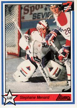#235 Stephane Menard - Saint-Hyacinthe Laser - 1990-91 7th Inning Sketch QMJHL Hockey