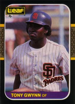 #235 Tony Gwynn - San Diego Padres - 1987 Leaf Baseball