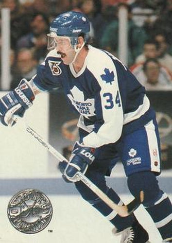 #235 Jamie Macoun - Toronto Maple Leafs - 1991-92 Pro Set Platinum Hockey