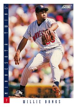 #235 Willie Banks - Minnesota Twins - 1993 Score Baseball