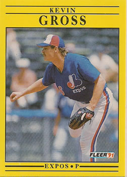 #235 Kevin Gross - Montreal Expos - 1991 Fleer Baseball