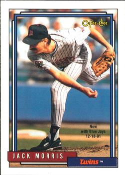#235 Jack Morris - Toronto Blue Jays - 1992 O-Pee-Chee Baseball
