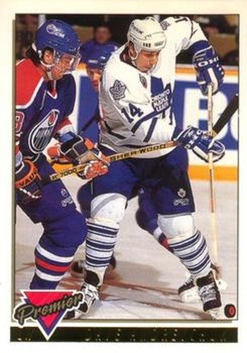 #235 Dave Andreychuk - Toronto Maple Leafs - 1993-94 O-Pee-Chee Premier Hockey - Gold