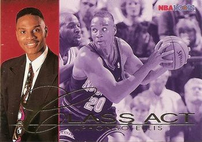 #235 LaPhonso Ellis - Denver Nuggets - 1995-96 Hoops Basketball
