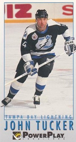 #235 John Tucker - Tampa Bay Lightning - 1993-94 Fleer PowerPlay Hockey
