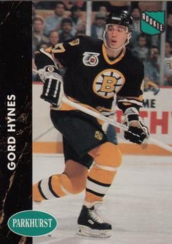 #235 Gord Hynes - Boston Bruins - 1991-92 Parkhurst Hockey