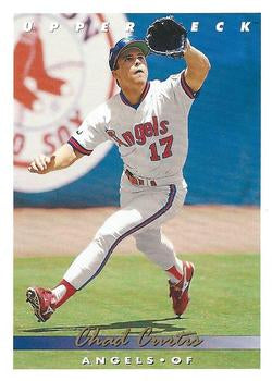 #235 Chad Curtis - California Angels - 1993 Upper Deck Baseball