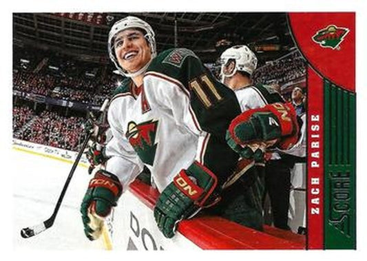 #235 Zach Parise - Minnesota Wild - 2013-14 Score Hockey