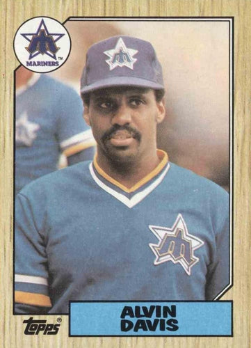 #235 Alvin Davis - Seattle Mariners - 1987 Topps Baseball