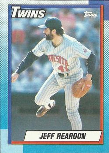 #235 Jeff Reardon - Minnesota Twins - 1990 Topps Baseball