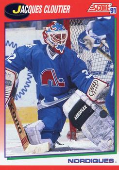#236 Jacques Cloutier - Quebec Nordiques - 1991-92 Score Canadian Hockey
