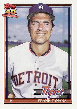 #236 Frank Tanana - Detroit Tigers - 1991 Topps Baseball